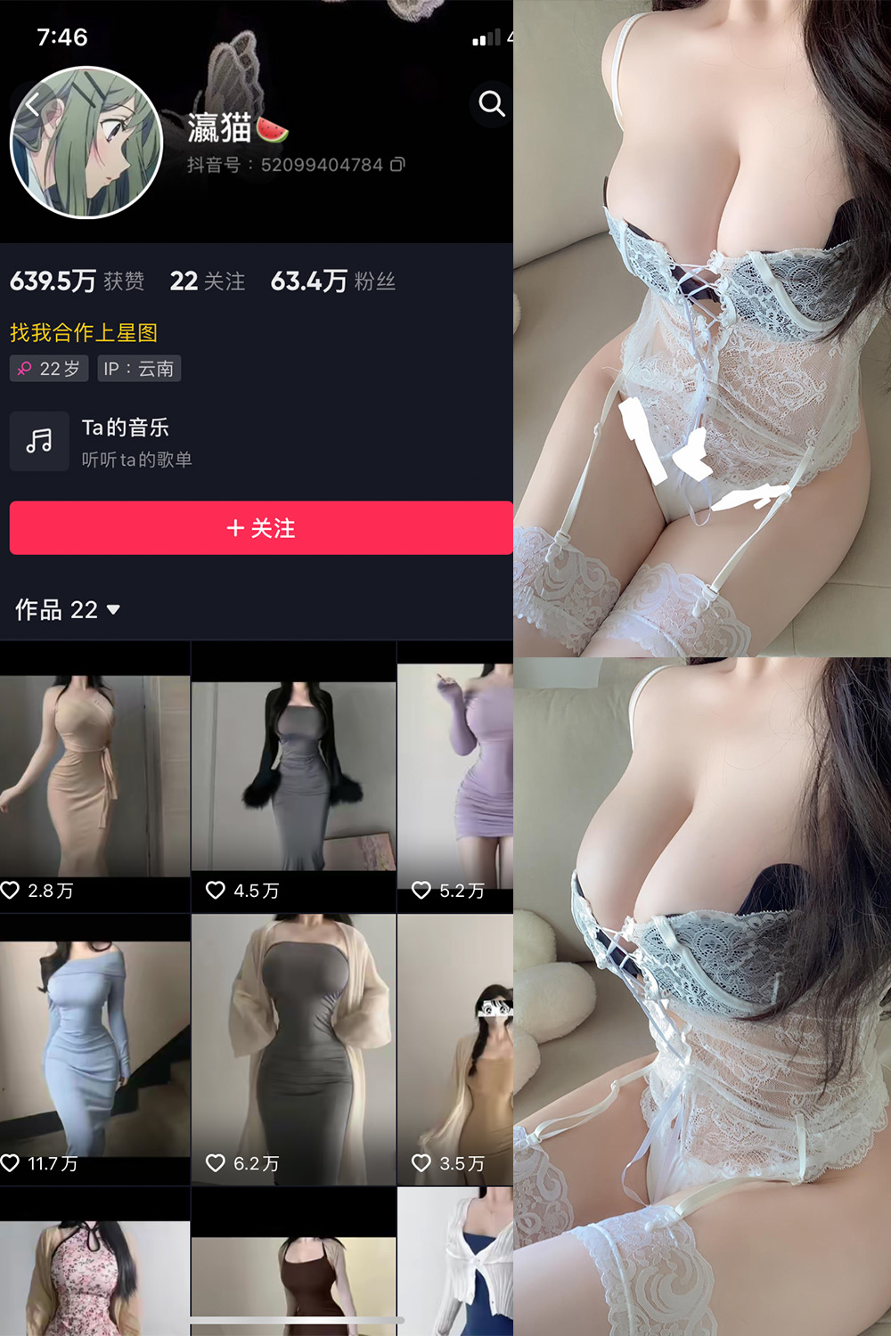 抖音 瀛猫 微密圈  NO.045期 【11P1V】-私密花园